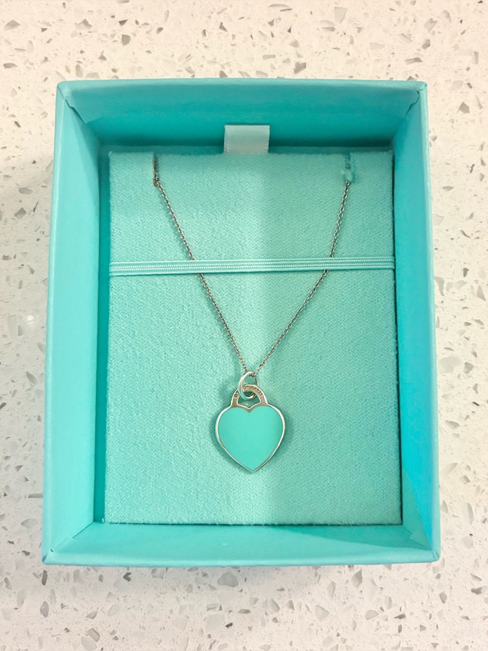 Tiffany & Co. Heart Tag Pendant Necklace in Tiffany Blue